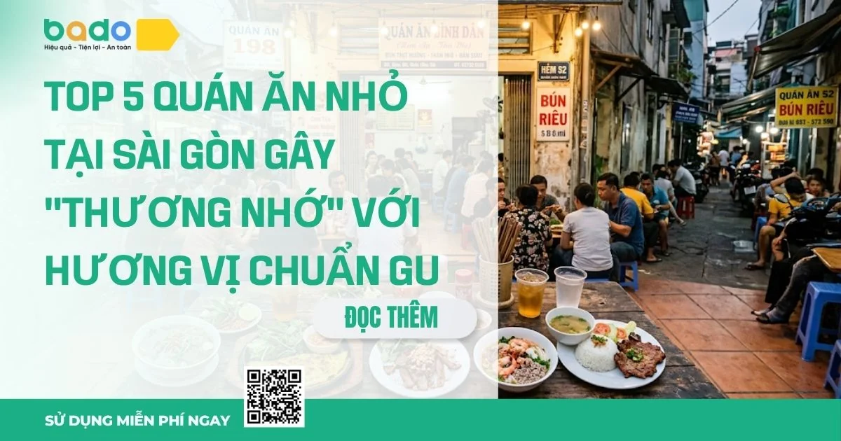 Top 5 Quán Ăn Nhỏ Tại Sài Gòn 